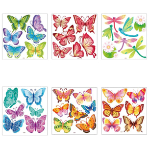 Sticker en relief papillon