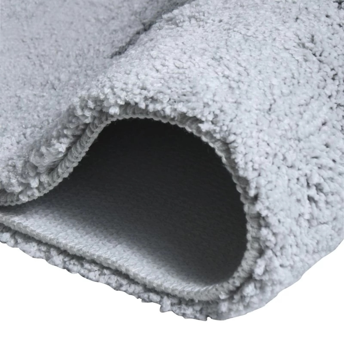 Tapis de bain Polyester ANELA 60x90cm Gris Spirella