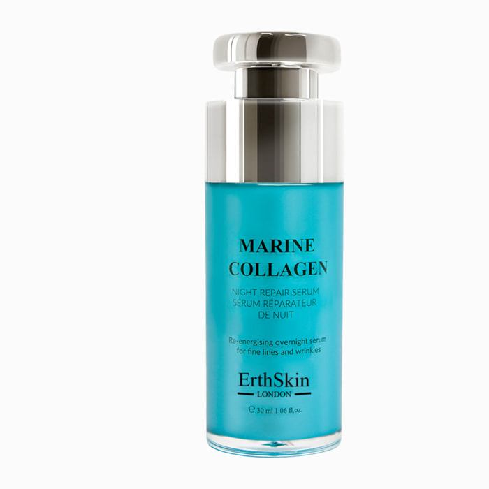 Suero reparador nocturno de colágeno marino