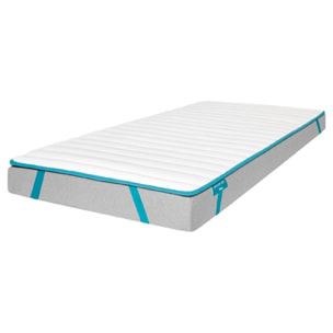 Cecotec Surmatelas Flow Topcloud 135x190. Noyau en Mousse, fermeté Moyenne Moyen