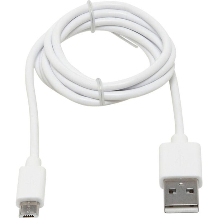 Câble micro USB ESSENTIELB vers USB blanc 1m
