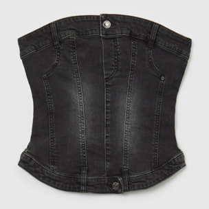 Top fascia in denim