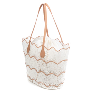 Biferno Bolso de hombro Mujer. Fabricado en algodón.