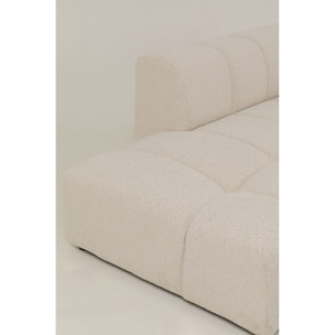 Canapé d'angle Belami gauche crème Kare Design
