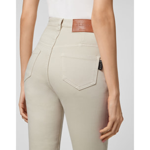 PHILIPP PLEIN Jegging a vita alta ICONIC PLEIN