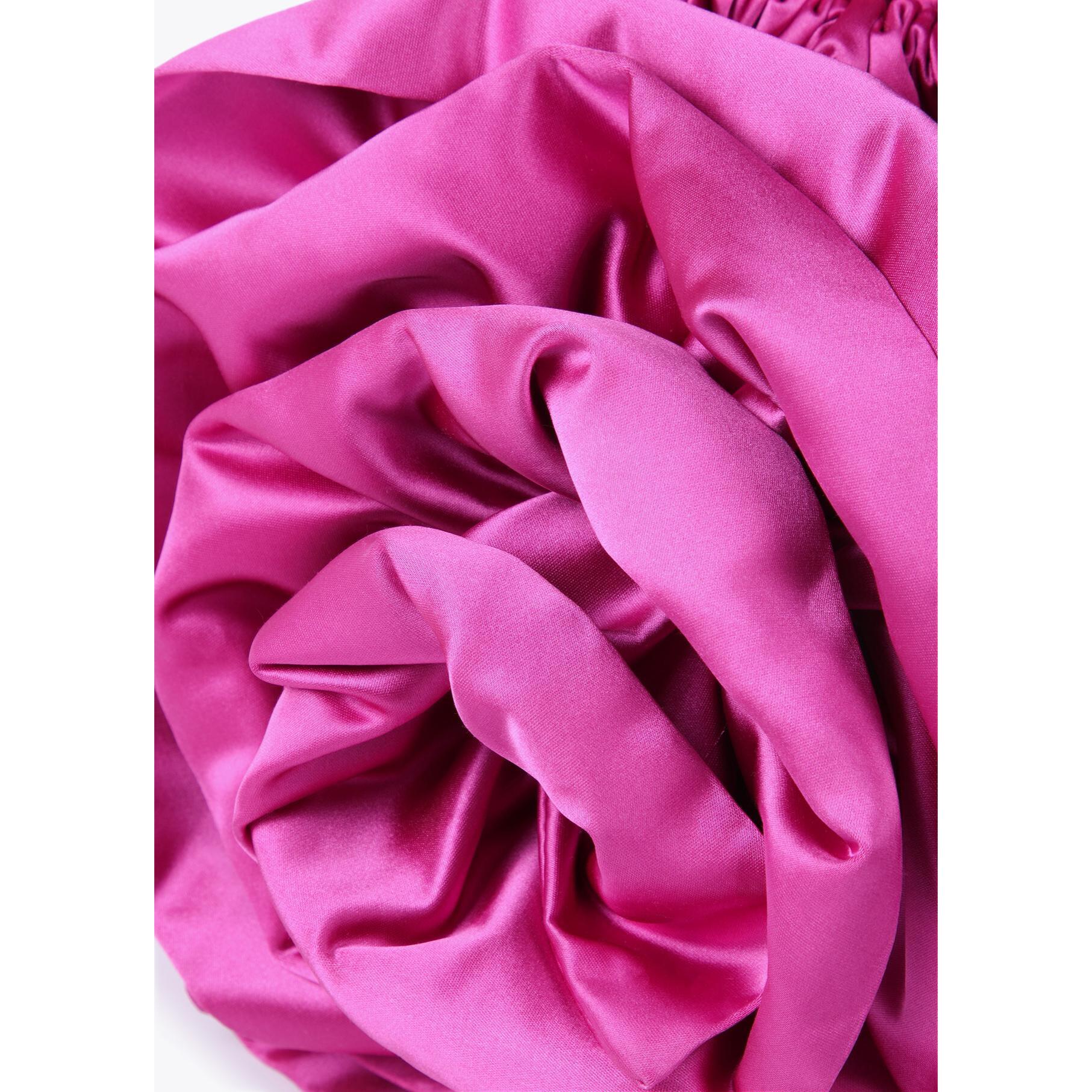 Borsa floreale satin