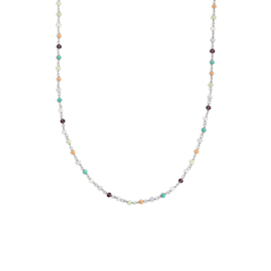 Collana Crystal Colors in Argento