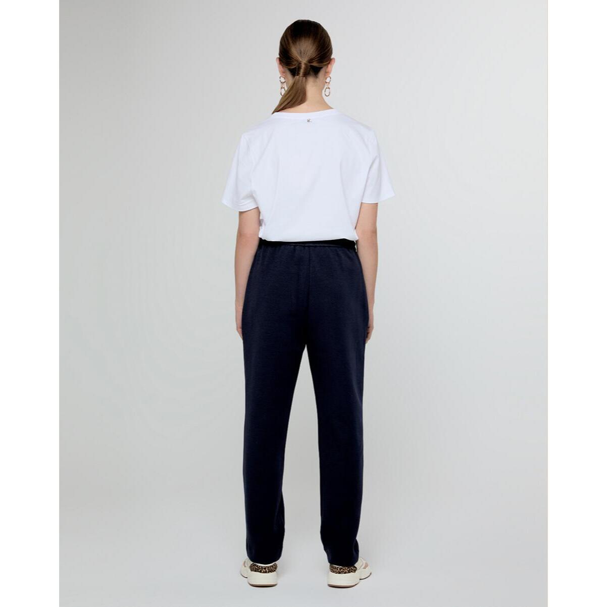 Pantaloni jogger elastici con cintura