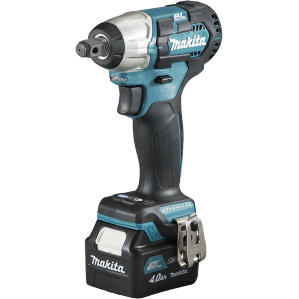 Destornillador de impacto 12 V Li-Ion 4 Ah 165 Nm MAKITA - 2 baterías + cargador - en caja - TW161DSMJ