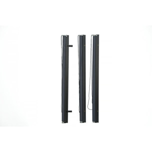 Lot de 3 stores rétractables pergola - 124 x 225 cm - Gris anthracite