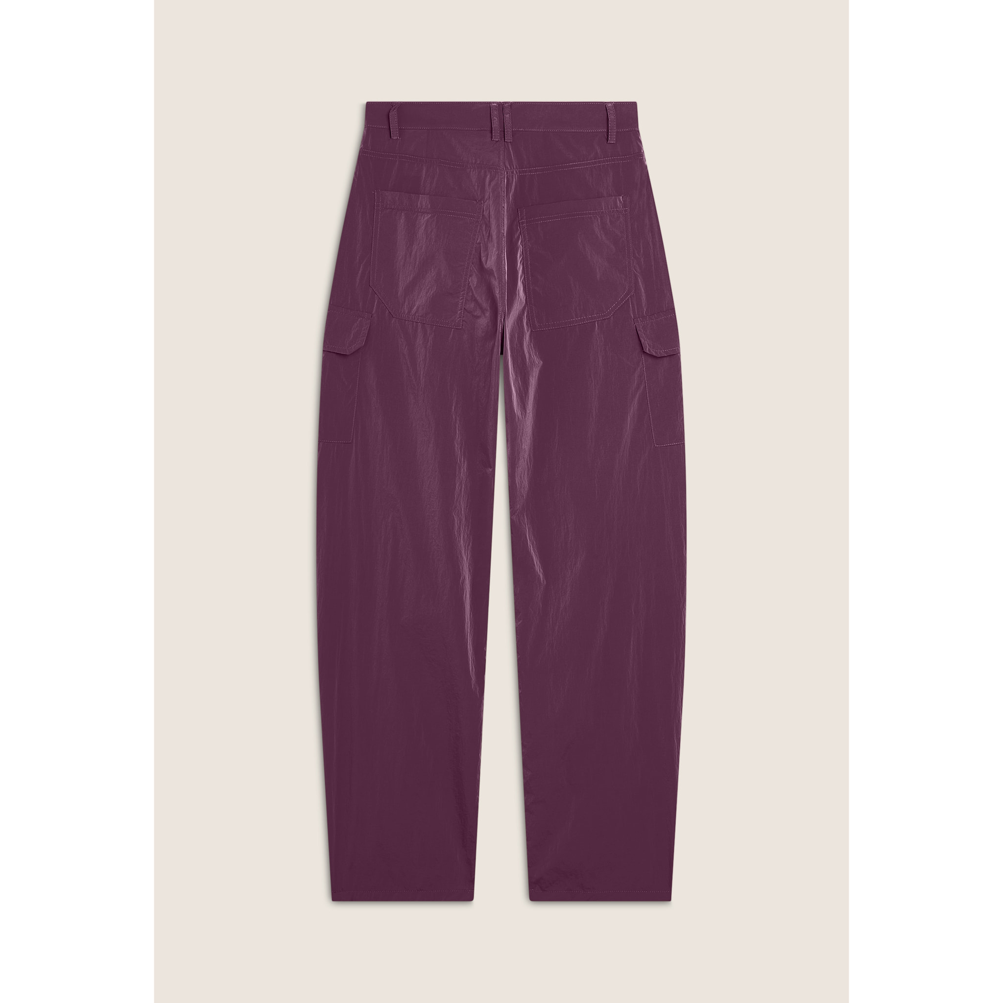Pantaloni Cargo carrot fit in nylon navetta