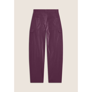 Pantaloni Cargo carrot fit in nylon navetta