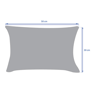 Coussin déco d'extérieur "Maoria" motif jungle 50 x 30cm en polyester