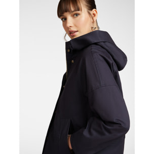 Elena Mirò - Parka de algodón con varias capas - Azul