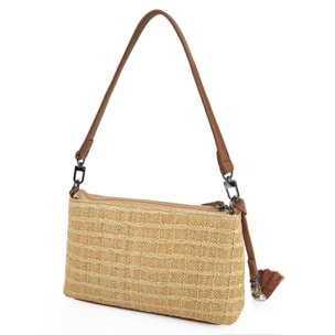 Bolso Hobo-Hombro Lois Charlotte Beige