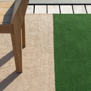 Tapis extérieur kilim fait main en PET SUBLIX