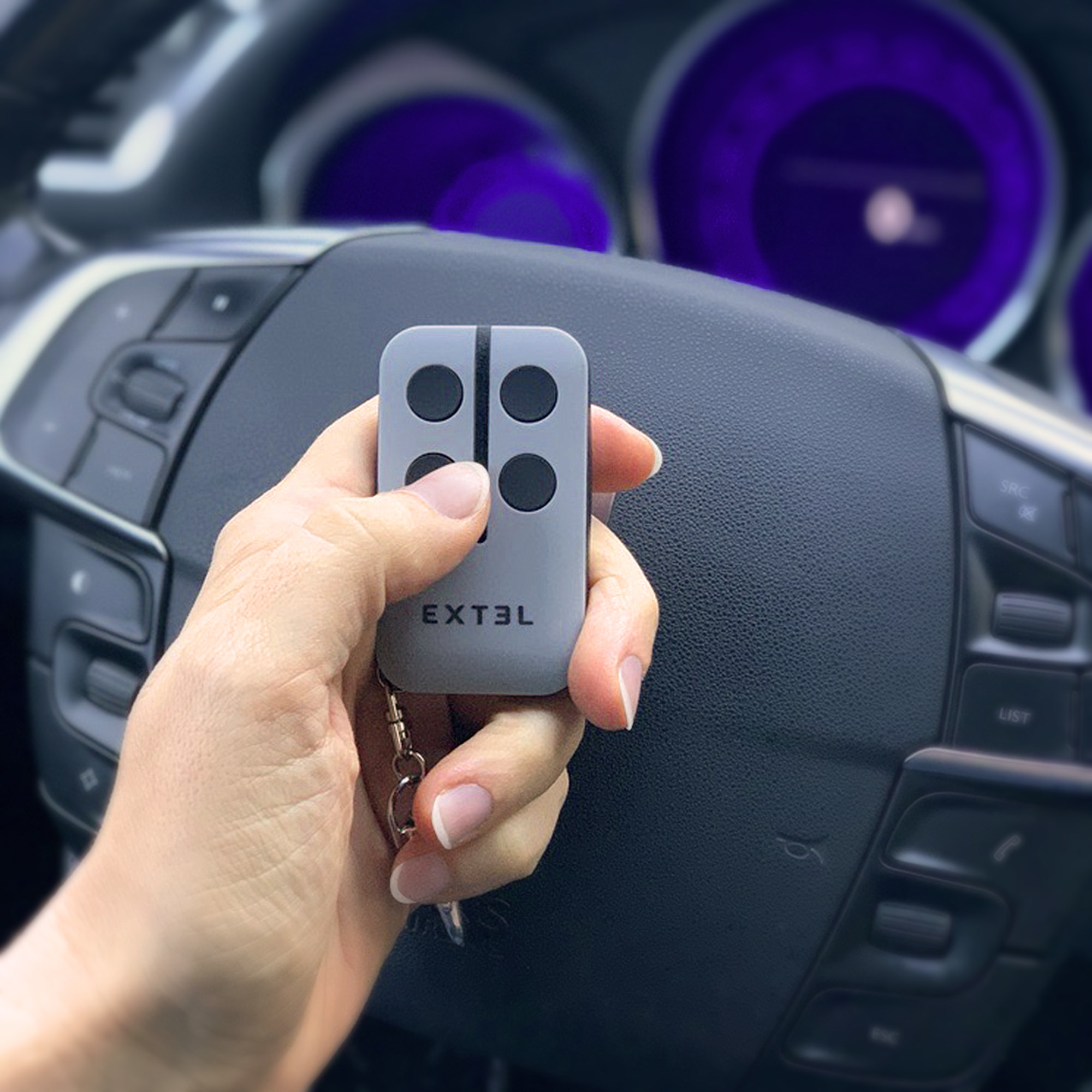 Télécommande pour portail et porte de garage compatible Extel Umii - Extel - 761100