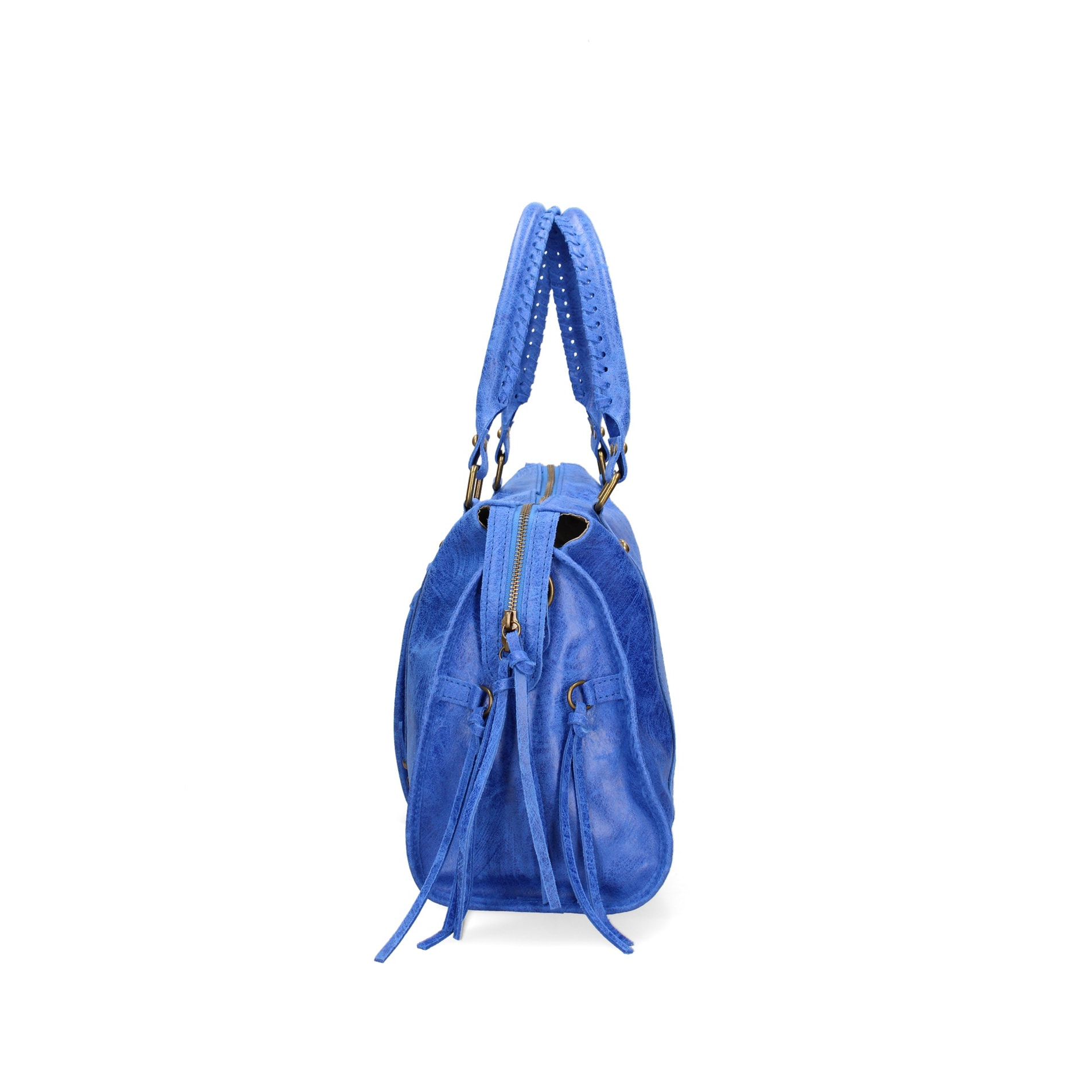 Borsa a spalla da donna - Modello Elara - Vera pelle - 41.0 x 28.0 x 13.0 cm