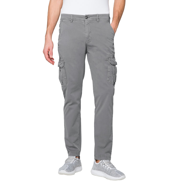 Pantalone cargo Hot Buttered Jasper grigio chiaro