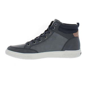 Armata di Mare Scarpe Uomo Sneakers Alte Casual Stringate con Soletta Rimovibile in Memory Foam AMU W23M405 Navy