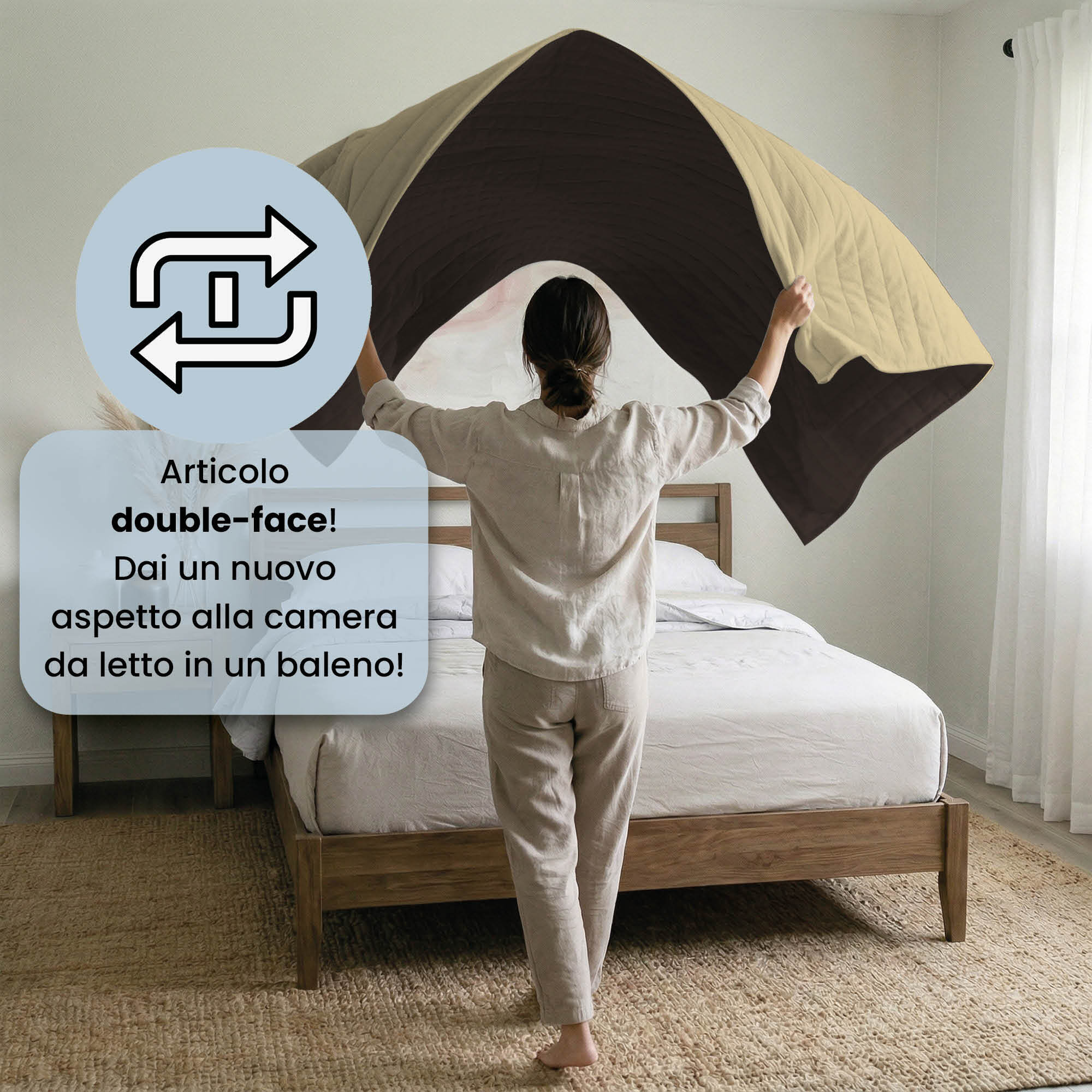 TRAPUNTINO ESTIVO ELEGANT SINGOLO, BICOLORE