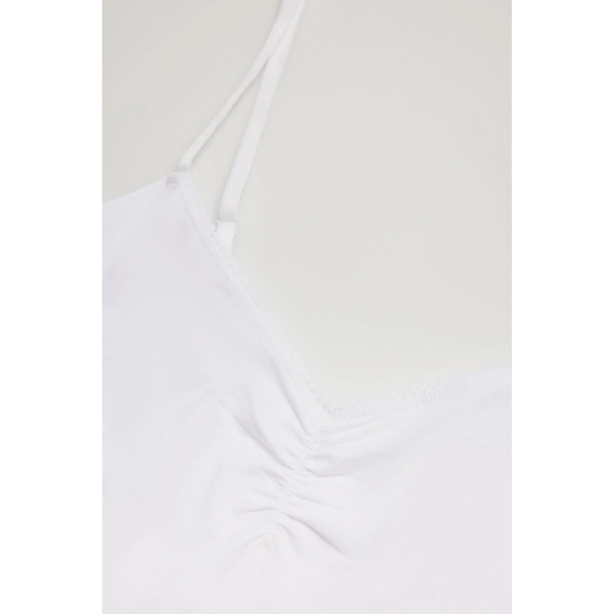 Canotta bianca in cotone biologico