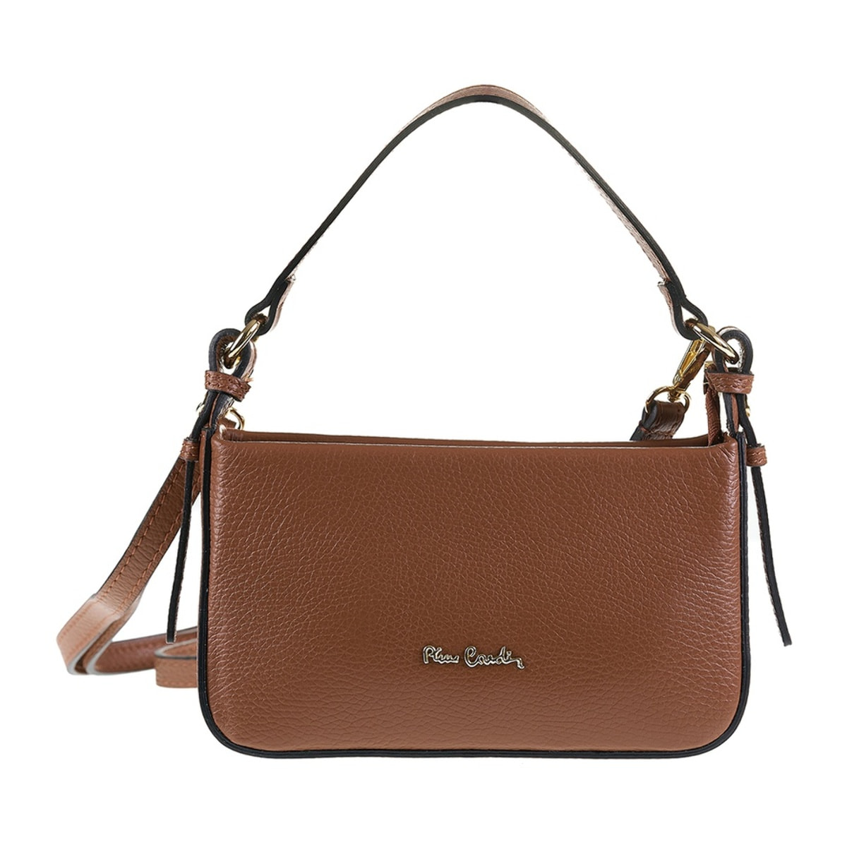 Borsa a spalla da donna Made in Italy - Modello Elowen - 100% pelle - 23.0 x 13.0 x 7.0 cm