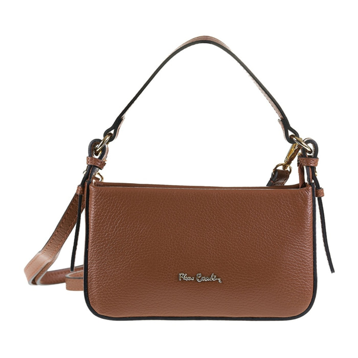 Borsa a spalla da donna Made in Italy - Modello Elowen - 100% pelle - 23.0 x 13.0 x 7.0 cm