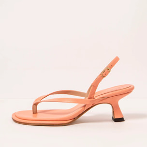 Sandalias con tacón S3166 NAPPA PEACH PINK/ GLERA color Peach pink