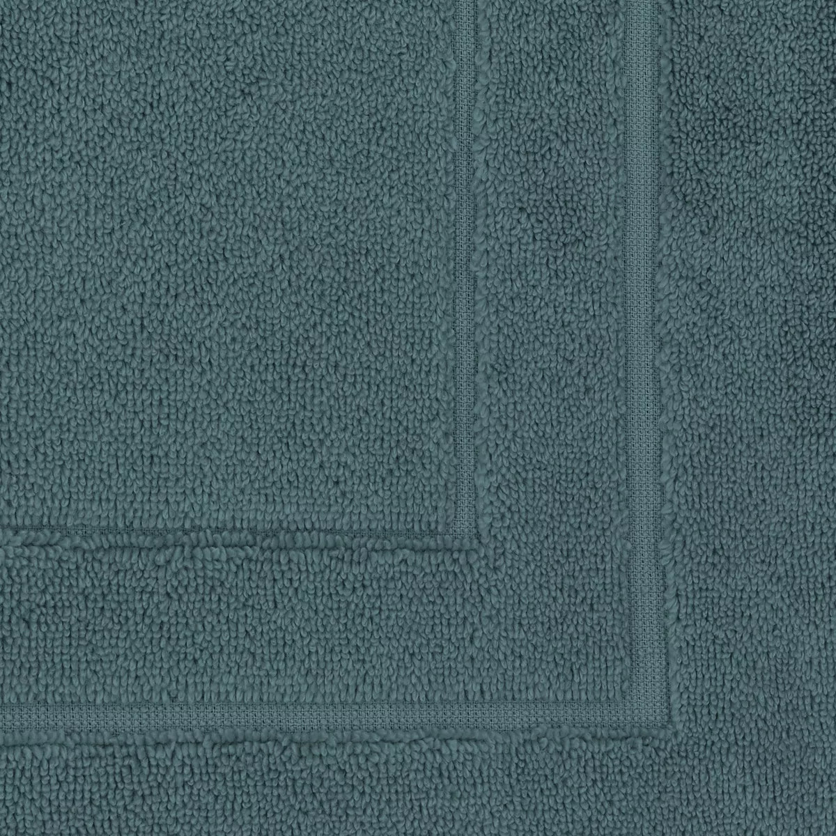 Tapis de bain pur coton 900 g/m² uni bleu Elea petrole