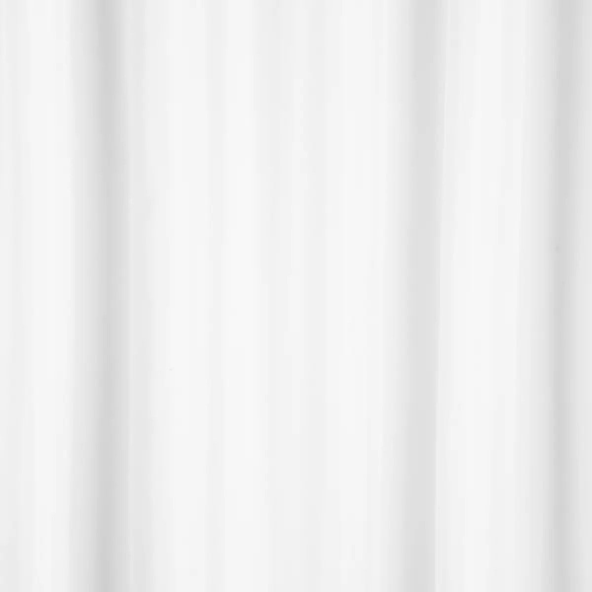 Rideau de douche 180x200cm Blanc Colorama