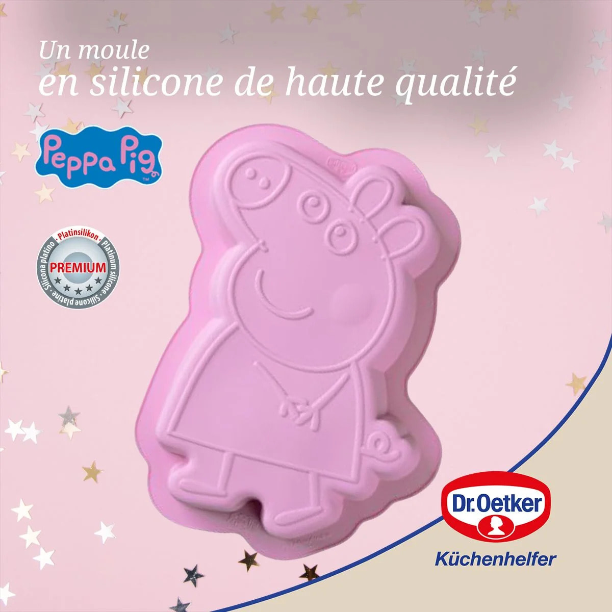 Moule à gâteau silicone 27 x 20 cm Dr. Oetker Peppa Pig