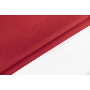 Nappe anti tache unie rouge ronde 160 cm