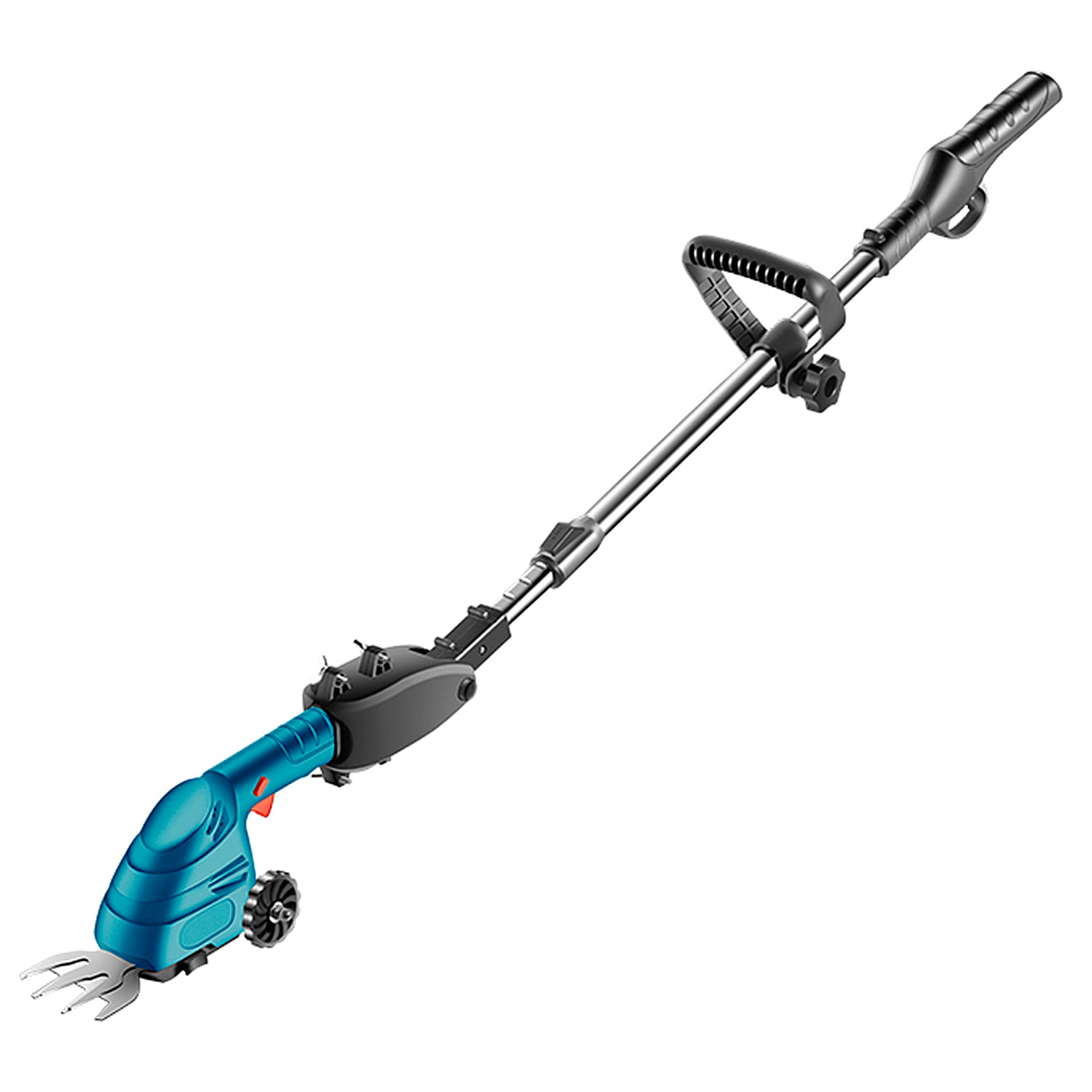 tagliasiepi elettrico con 1350 rpm e manico allungato.