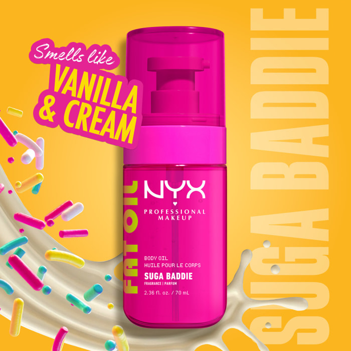 NYX Professional Makeup Fat Oil Body Mini Huile Corps Glowy SUGA BADDIE