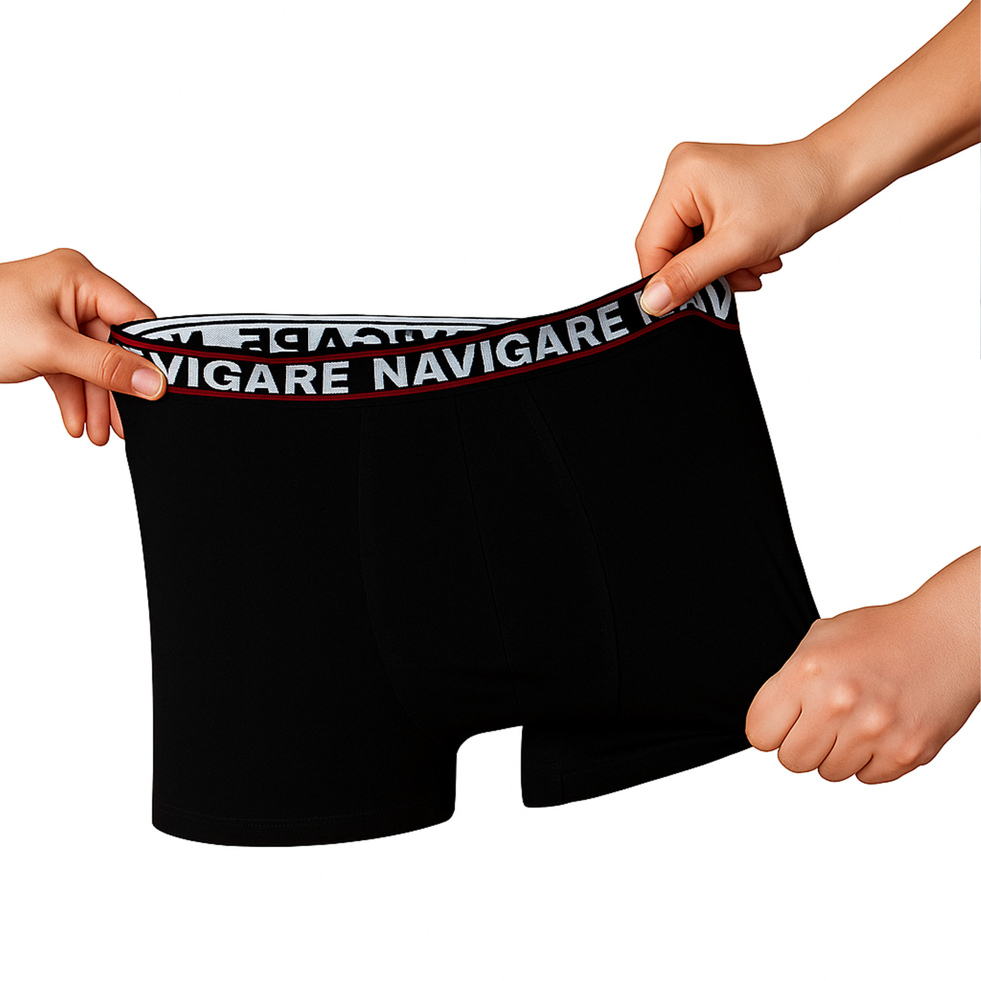 Boxer Uomo Navigare, Art.822 Assortito (2 Neri + 1 Blu + 1 Grigio) XL