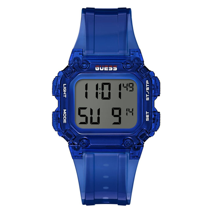 Reloj Guess GW0270G3 Hombre Digital Cuarzo con Correa de Silicona