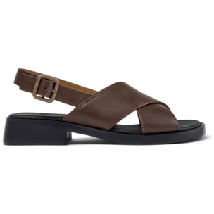 Sandalias - CAMPER Dana - Marron - Cuero liso