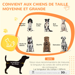 Cage pour chien sur roulettes 2 portes verrouillables - support gamelle, plateau amovible - acier noir