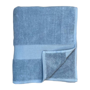 Serviette de bain L éponge velours unie - Classy Quarry - 500g/m²