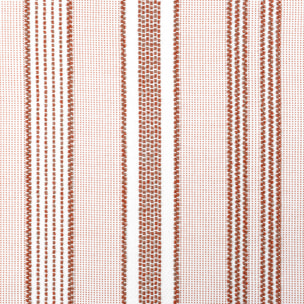 Rideau extérieur déperlant rayé - Orange corail