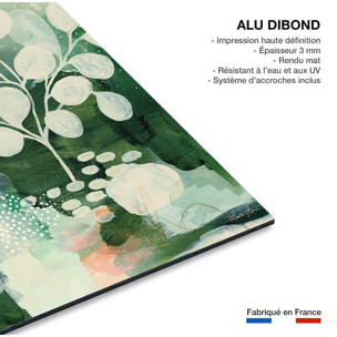 Tableau de fleurs histoire de la nature  Tableau alu Dibond