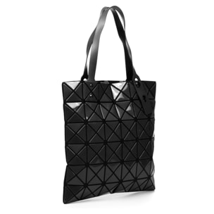 Borsa a tracolla Zerbo dal design geometrico, realizzata in PVC.