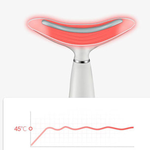 Strumento di bellezza per la fototerapia del collo 3 modalità di luce regolabili.