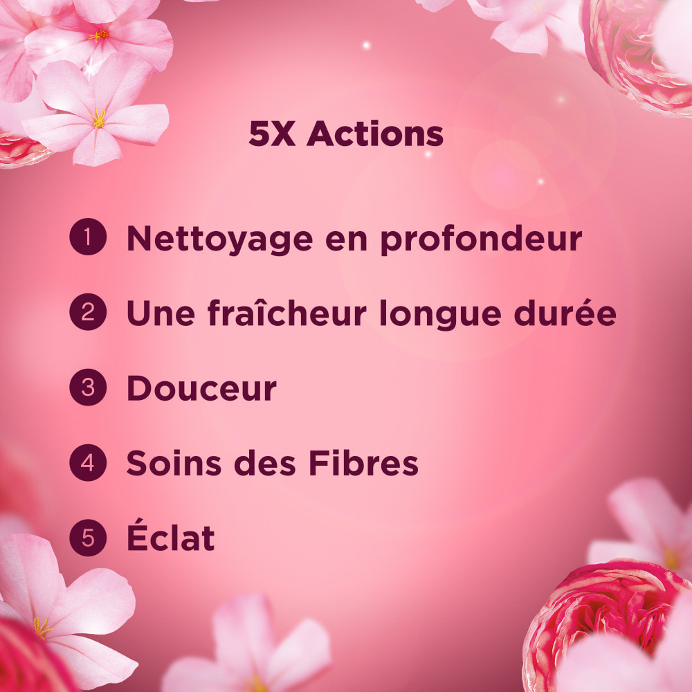 4x19 Pods Tout-en-1 Jasmin Et Rose de Mai, Lessive en Capsules Dash