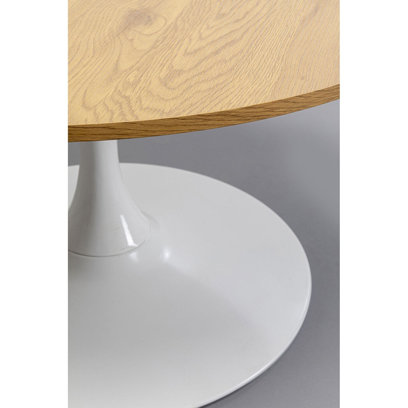 Table basse Schickeria chêne et blanche 80cm Kare Design