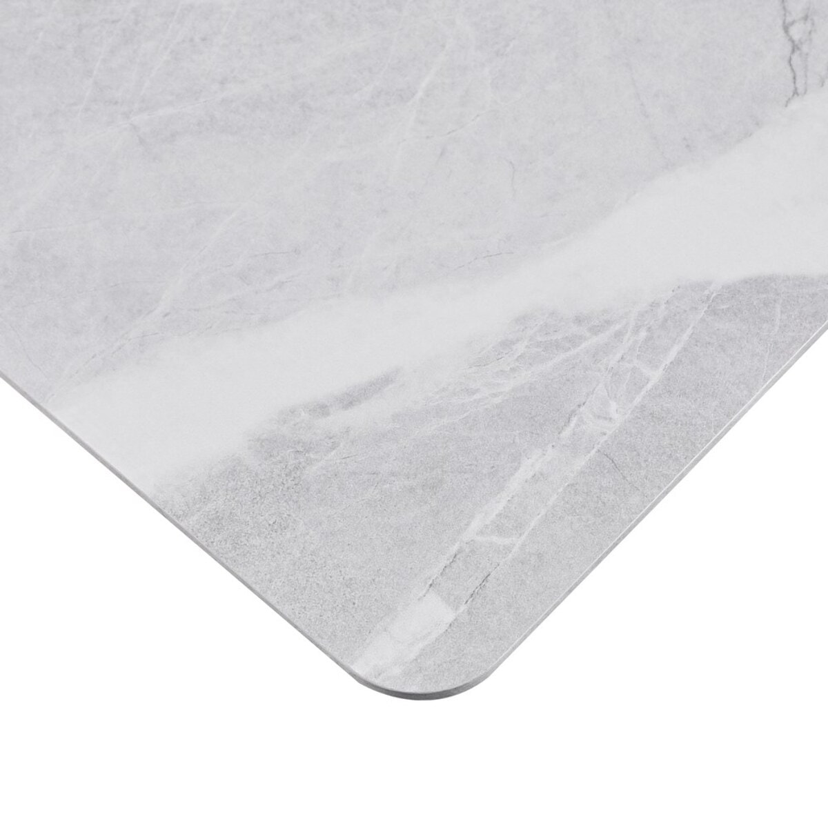 Tavolo da bar con effetto marmo grigio 70x70x77,5 cm - Tahlia