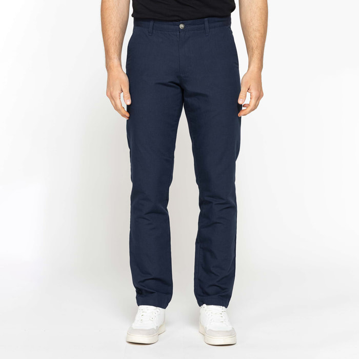 PANTALONE CHINO MOD. 624 IN TESSUTO LINO E COTONE