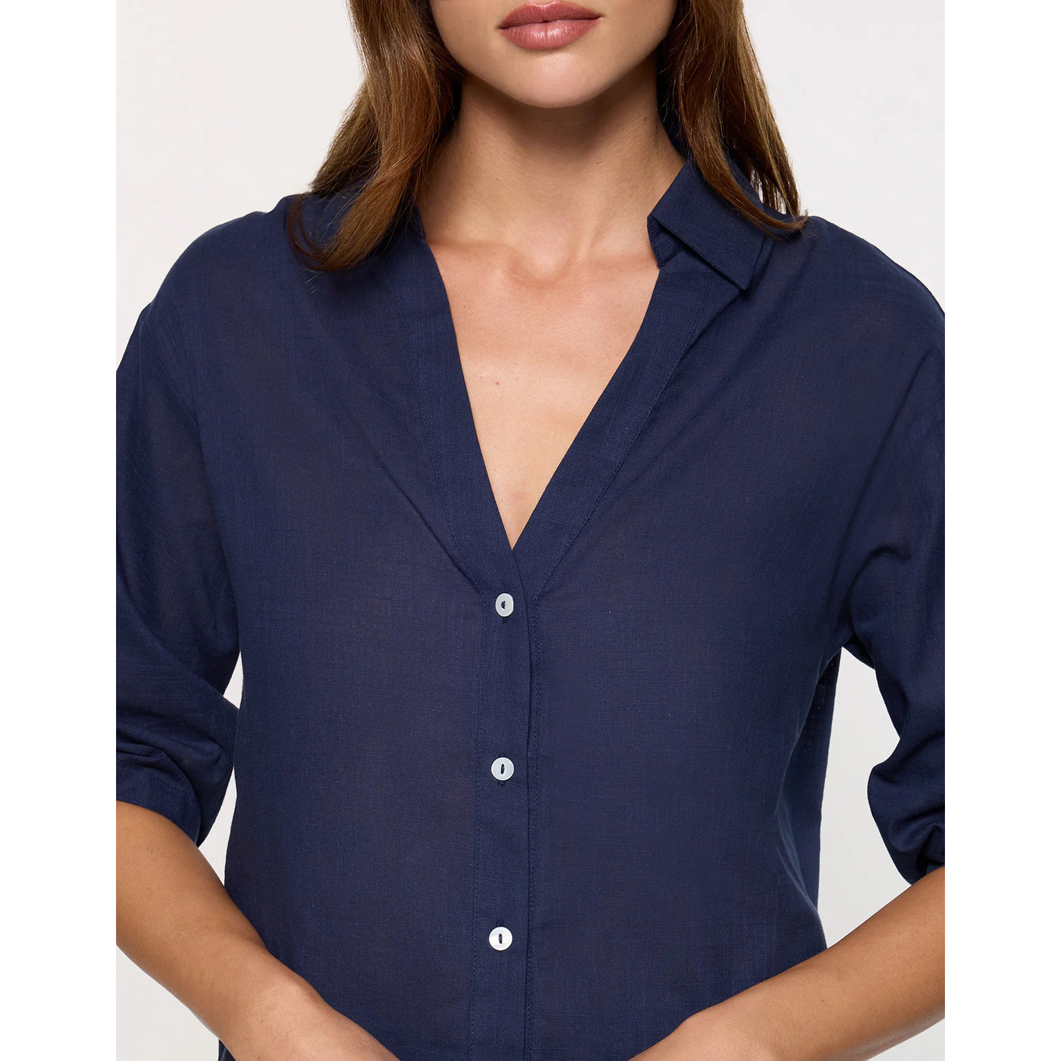 Camisa Manga Larga Azul Marino - Astromi