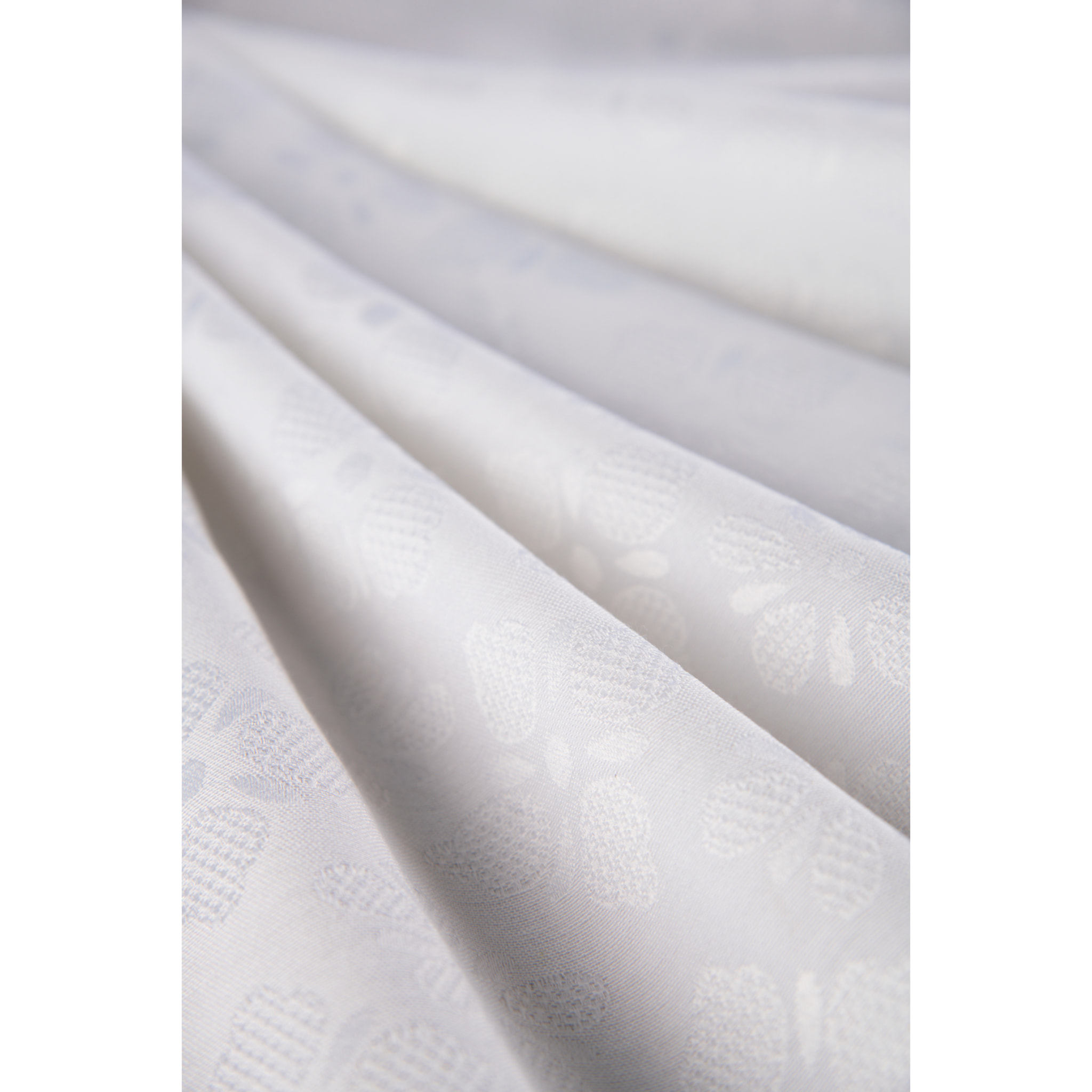 Tovaglia 140x240 Excelsa – Jacquard, Cotone Bianco